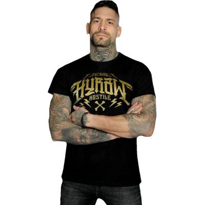 HYRAW Мъжка тениска hyraw - Графични - already dead - ЗЛАТО - ss21-m29-tsh