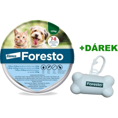 Foresto Antiparazitný obojok pre mačky a malé psy do 8 kg 38 cm