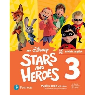 My Disney Stars and Heroes British Edition Level 3 Pupils Book with eBook and Digital Activities Pelteret Cheryl