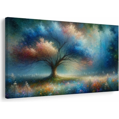 Obraz magický strom života v mlze - 90x60