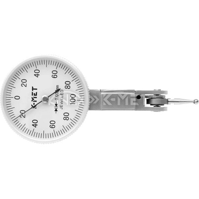K-MET Индикаторен хоризонтален тестов часовник K-MET 1156-02-010 - ±0.8 mm, 0.01 mm (1156-02-010)