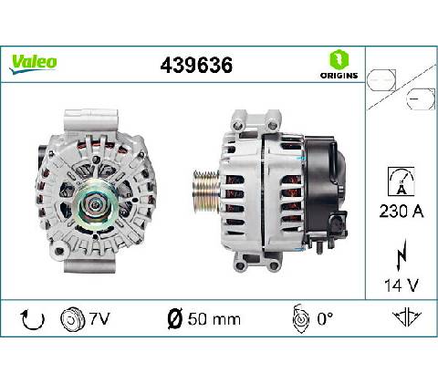 Alternátor VALEO 439636