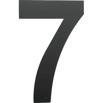 Domové číslo "7" čierne 15 cm