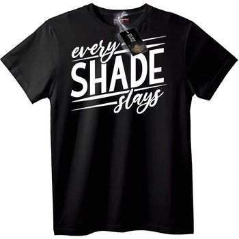 NOONEBRAND Тениска Всеки Нюанс Разбива - 2XL, Black