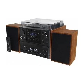 soundmaster MCD5600BR home audio device 10W Black, Wood