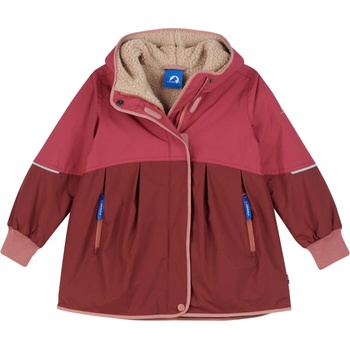 Finkid Детско палто Finkid Kid's Aina Mukka Coat - Berry / Peach - размер 80/90 (703-2864-0711)