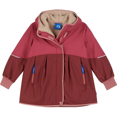 Finkid Детско палто Finkid Kid's Aina Mukka Coat - Berry / Peach - размер 80/90 (703-2864-0711)