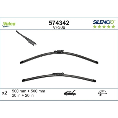 Valeo Silencio X-TRM 500+500 mm ST VM306