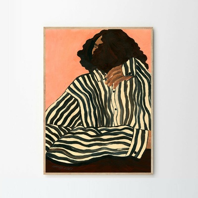 The Poster Club Plakát Serene Stripes by Hanna Peterson 50x70 cm