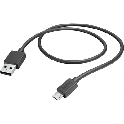 Hama 00201584 Nabíjací USB USB 2.0 USB-A zástrčka USB Micro-B zástrčka 1m černý