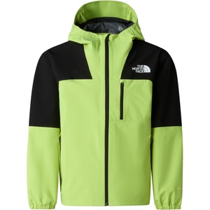 The North Face Детско водоустойчиво яке The North Face Kid's Teen Hike Packable Shell Waterproof jacket - Black / Fizz Lime - размер XS (703-5340-0511)