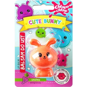 Estetica Детски балсам за устни Cute Bunny, грозде, 5 ml