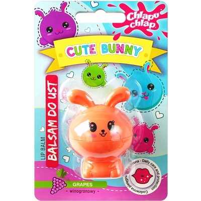 Estetica Детски балсам за устни Cute Bunny, грозде, 5 ml