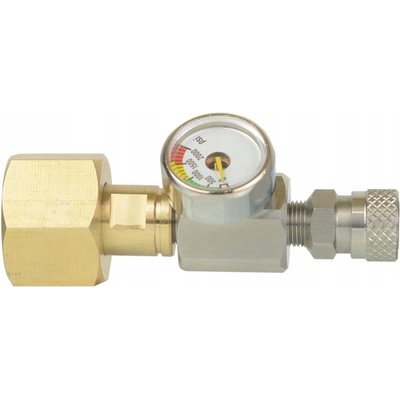 Adaptér W21,8 - PCP 8mm s manometrem
