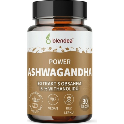 Blendea BIO Ashwagandha 30 kapsúl