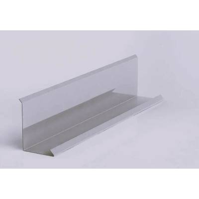 Lemování zdí klasik r.š.250mm Al Hliník lakovaný RAL 9007 stříbrná tmavá dl.2m
