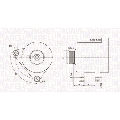 Generátor MAGNETI MARELLI 063731553010
