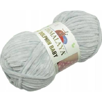 Priadza Himalaya Dolphin Baby 100g 120m 80351 sivá