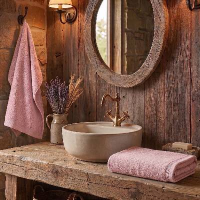 Evenit bambusový uterák osuška ARIA ružová 40 x 60 cm