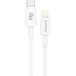 Dudao L6X USB-C - Lightning PD 20W 1m кабел - бял (6970379617649)