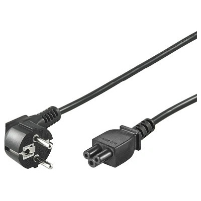 PremiumCord Kabel síťový 230V k notebooku 5m, trojlístek "Mickey Mouse" kpspt5