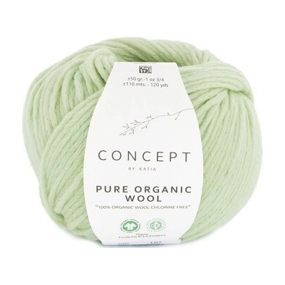 PURE ORGANIC WOOL Katia Farby PURE ORGANIC WOOL: 63 rosa na listoch