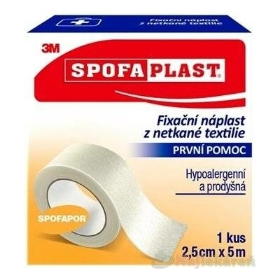 3M Spofaplast 732 náplast fixační netkané textilie 2,5 cm x 5 m