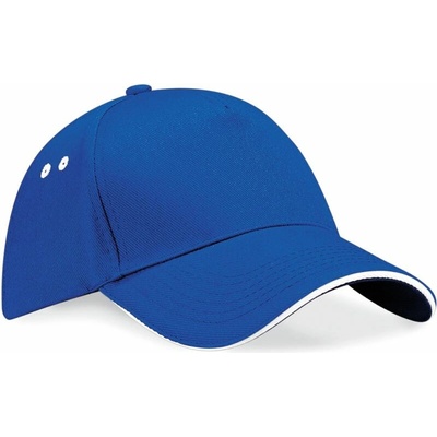 Beechfield B15C 5 panelová sandwich 53.015C bright royal/white