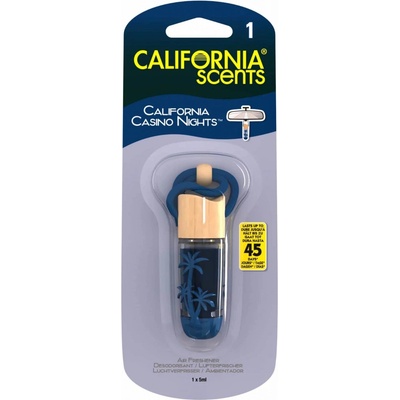 California Scents Hanging Vial California Casino Nights 5 g