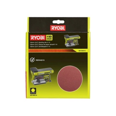 Brusný pás RYOBI do pásové brusky SD150A10 150mm, 10ks