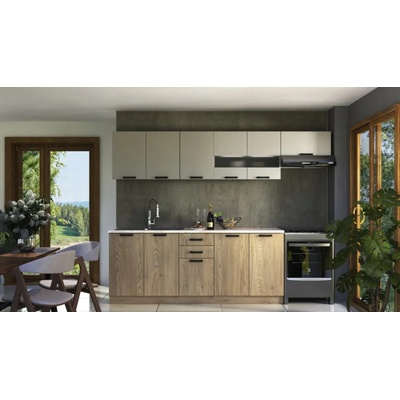 Halmar Kuchyně PERLA 260 dub cremona/kašmír