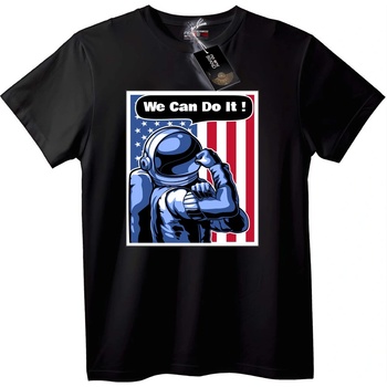 NOONEBRAND Тениска Астронавт We Can Do It - S, White