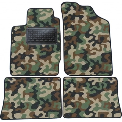 Koberce textilné J&J AUTOMOTIVE Army style Renault Thalia 2001-2008