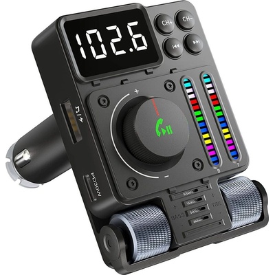 Nulaxy KM34 Bluetooth FM Transmitter (KM34)
