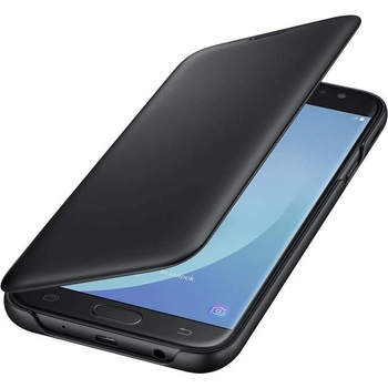 Samsung Flip Wallet Cover EF-WJ730CBEGWW - оригинален кейс за Samsung Galaxy J7 (2017) (черен)