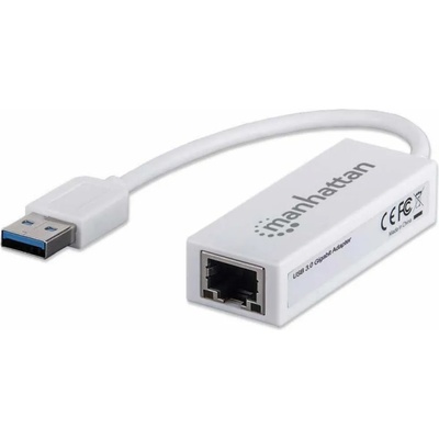 Manhattan Адаптер - мрежова карта USB 3.0 към Gigabit RJ45 (IDATA-USB-ETGIGA3)