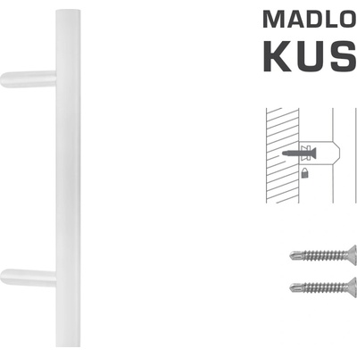 MPkovania FT - MADLO kód K10 Ø 35 mm ST ks Rozteč madla: 700 mm, Rozmer profilu madla: Ø 35 mm, Dĺžka: 1000 mm