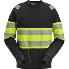 Snickers Workwear mikina reflexní se zipem žluto čierna