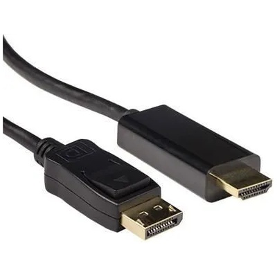ACT Кабел ACT AK3992, DisplayPort мъжко - HDMI-A мъжко, 5 м, Черен, Булк (EWENT-ACT-CAB-AK3992)