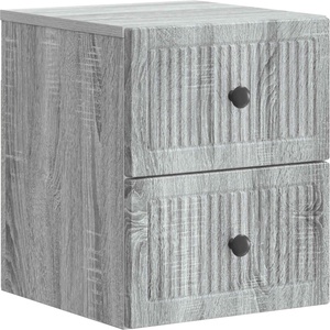 vidaXL Спален шкаф с монтаж на стена Сива сонома 33 x 34, 5 x 40 см (897967)