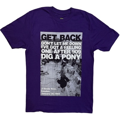 The Beatles Rooftop Shot Purple XL Риза (BEATTEE429MPU04)