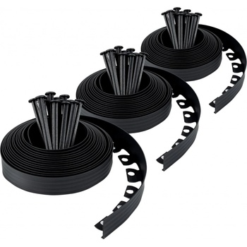 Unigardia Smart Neviditelný obrubník 5 cm x 30 m s 90 kolíky černá 1 ks