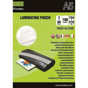 А5, 80 микр. Ламинатно фолио Cerratus / 1 /