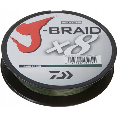 Daiwa Šnúra J-Braid Dark Green 300m 0,20mm 13kg