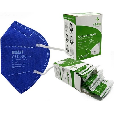 ESLH respirátor s filtrom FFP2 blue