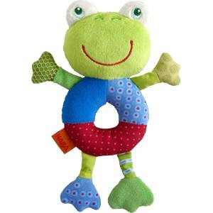 HABA Мека бебешка дрънкалка Haba - Жаба (306005)