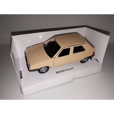 Welly Model auta Škoda Favorit béžová 1:38