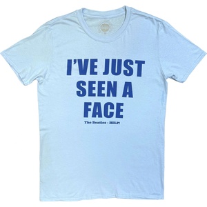 The Beatles I've Just Seen A Face (Back Print) Light Blue XL Риза (BEATTEE351MBL04)