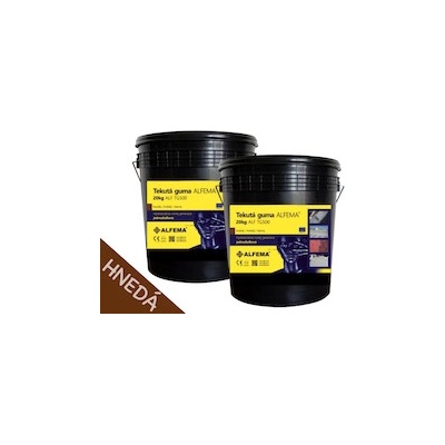 SET 2x Tekutá guma ALFEMA TG500 hnedá 20 kg