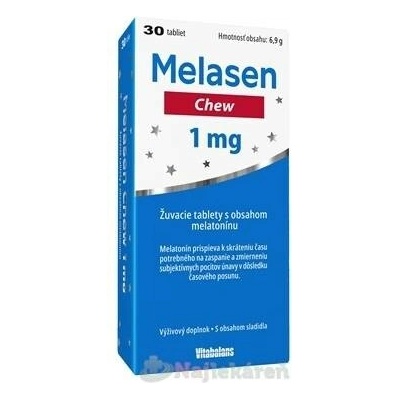 Vitabalans Melasen Chew 1 mg 30 žvýkacích tablet